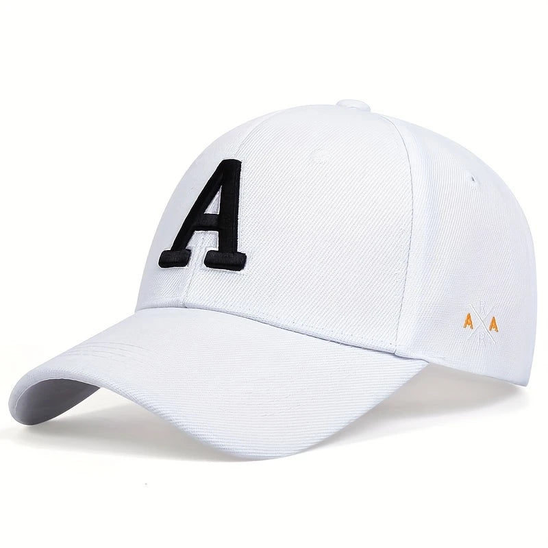Letter "A" Embroidery Baseball Cap Unisex