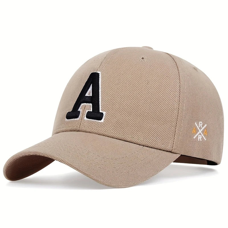 Letter "A" Embroidery Baseball Cap Unisex