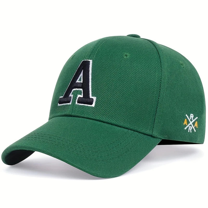 Letter "A" Embroidery Baseball Cap Unisex