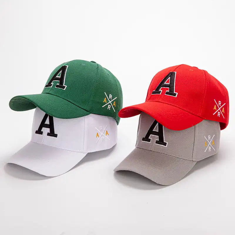 Letter "A" Embroidery Baseball Cap Unisex