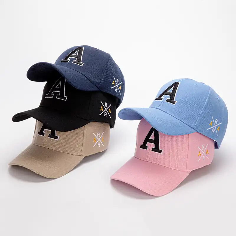 Letter "A" Embroidery Baseball Cap Unisex