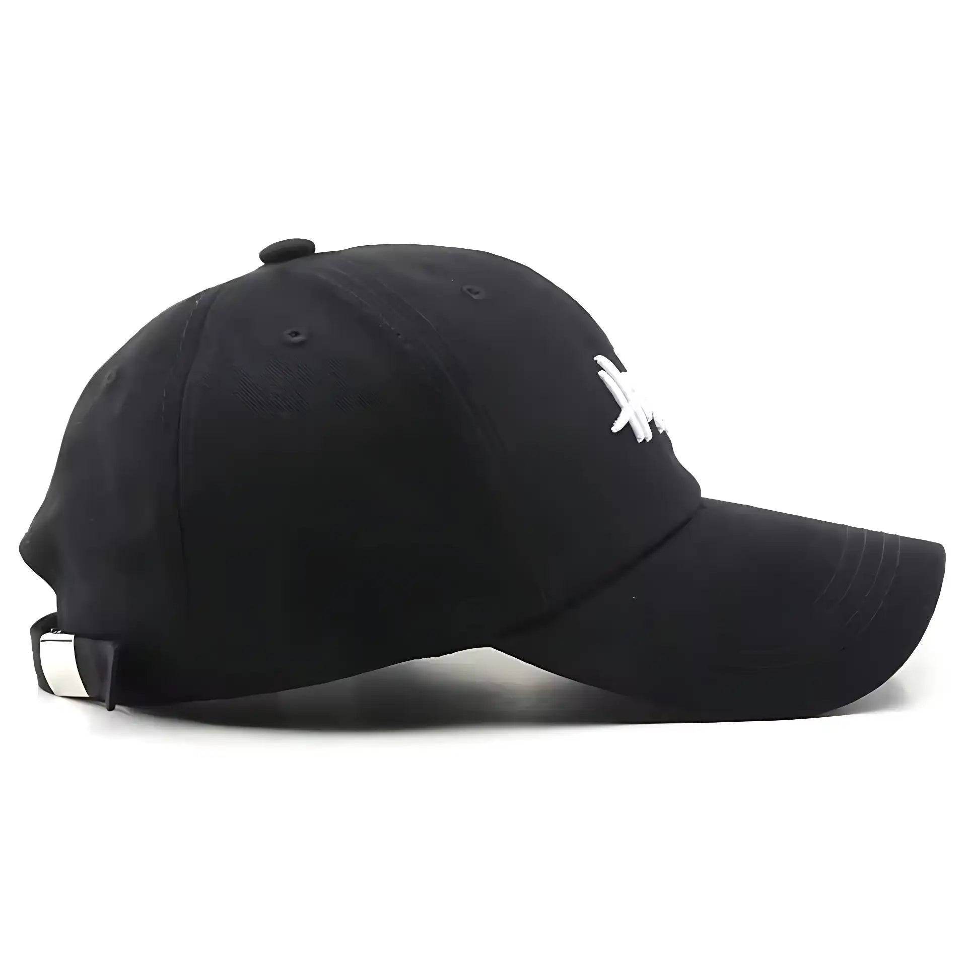 Lettering Embroidered Baseball Cap Adjustable