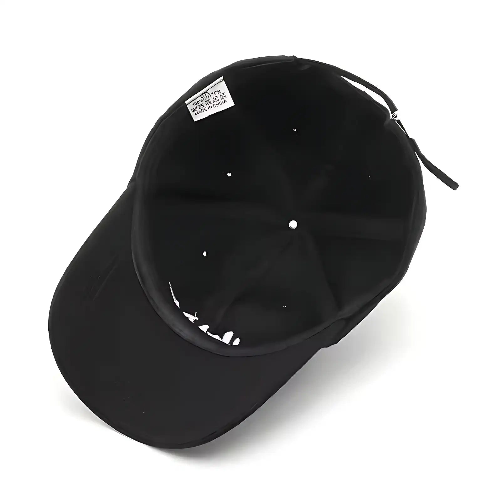 Lettering Embroidered Baseball Cap Adjustable