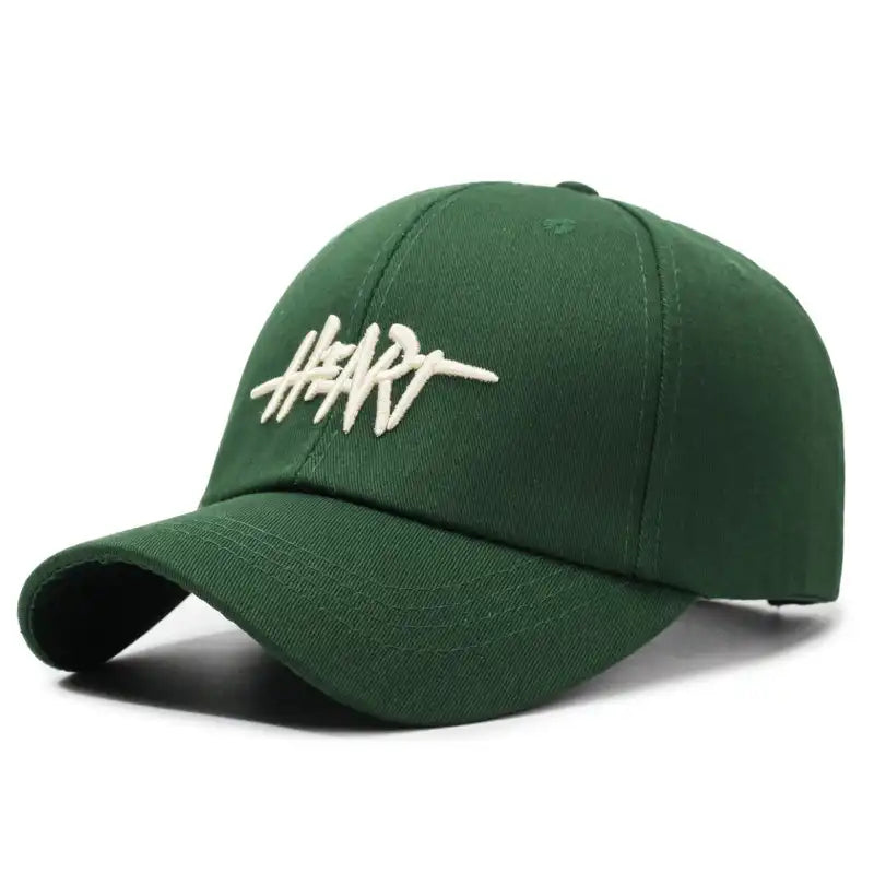 Lettering Embroidered Baseball Cap Adjustable