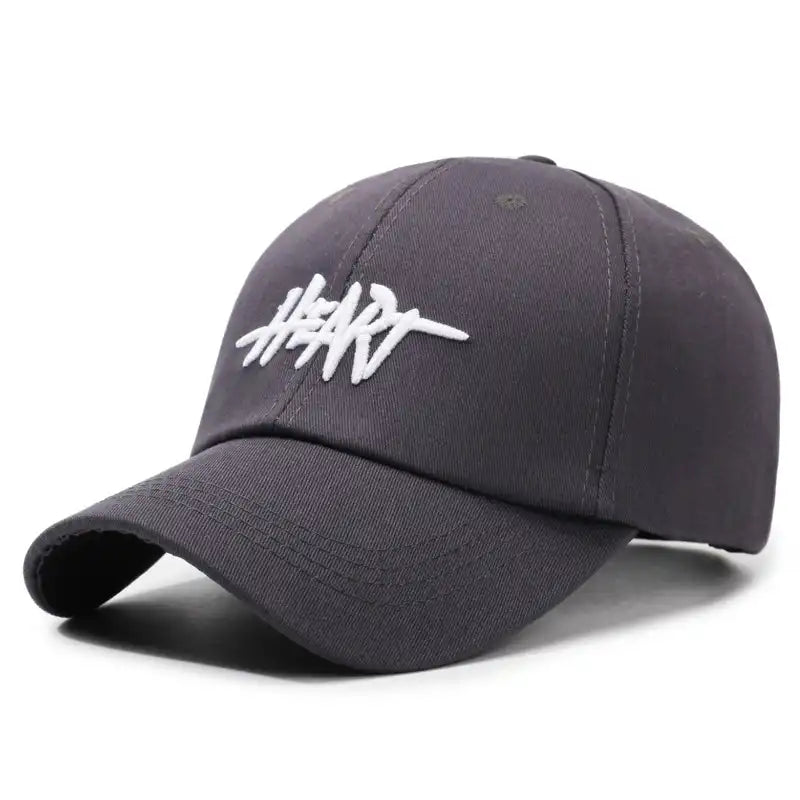 Lettering Embroidered Baseball Cap Adjustable