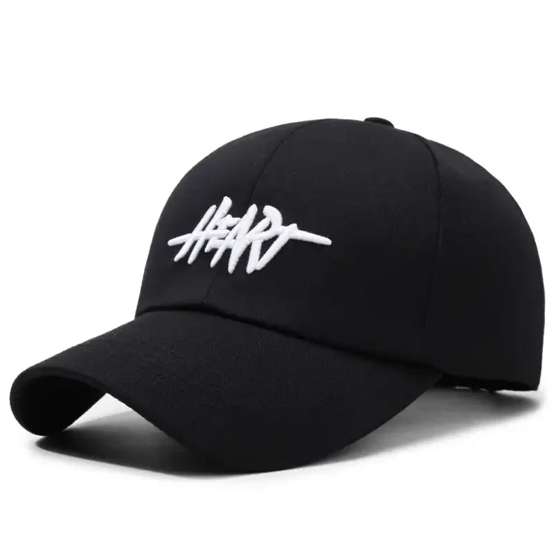 Lettering Embroidered Baseball Cap Adjustable