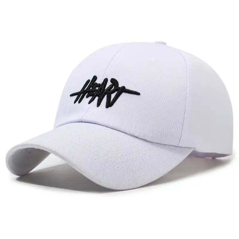 Lettering Embroidered Baseball Cap Adjustable
