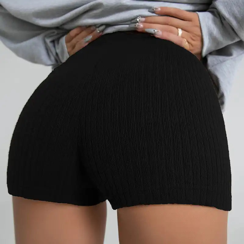 Lift & Support High-Waist Yoga Shorts - Women's Running Gym Workout