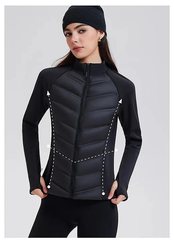 Unisex Lightweight Down Jacket – 95% White Duck Down Winter Coat