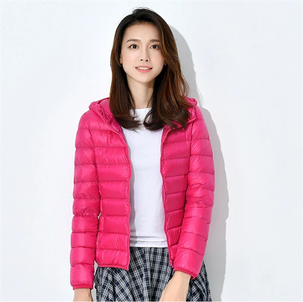 Lightweight Hooded Down Coat - Maximum Warmth & Style