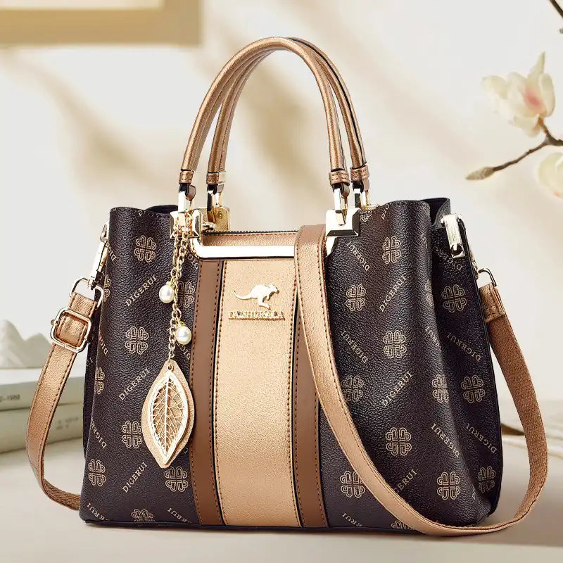 Luxury 2025 Monogram Tote Bag Women Spacious Shoulder Bag