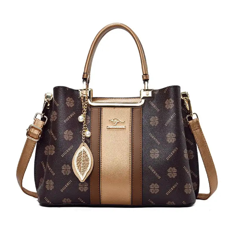 Luxury 2025 Monogram Tote Bag Women Spacious Shoulder Bag