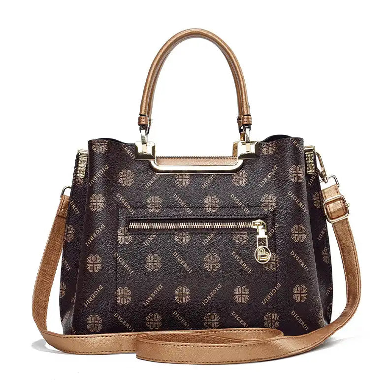 Luxury 2025 Monogram Tote Bag Women Spacious Shoulder Bag