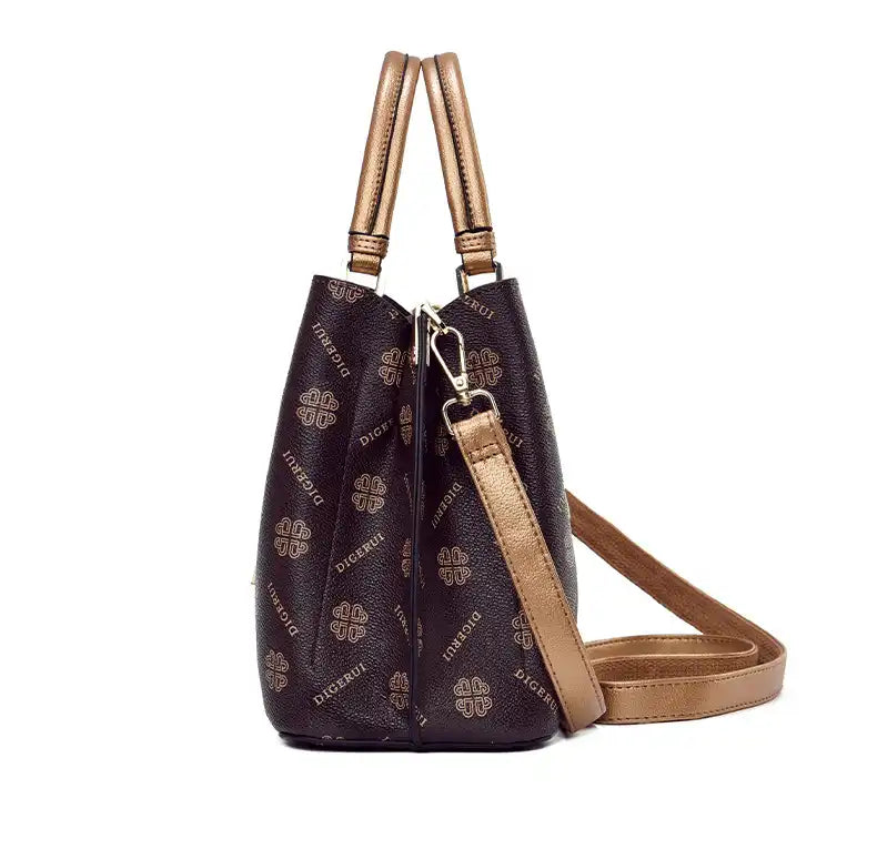 Luxury 2025 Monogram Tote Bag Women Spacious Shoulder Bag