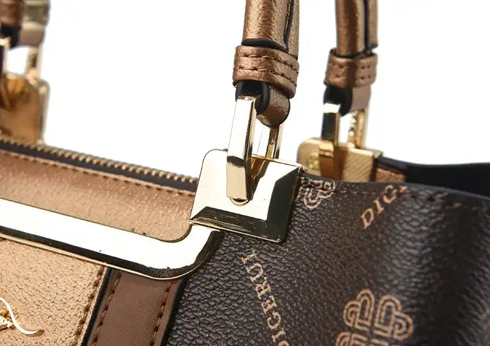 Luxury 2025 Monogram Tote Bag Women Spacious Shoulder Bag