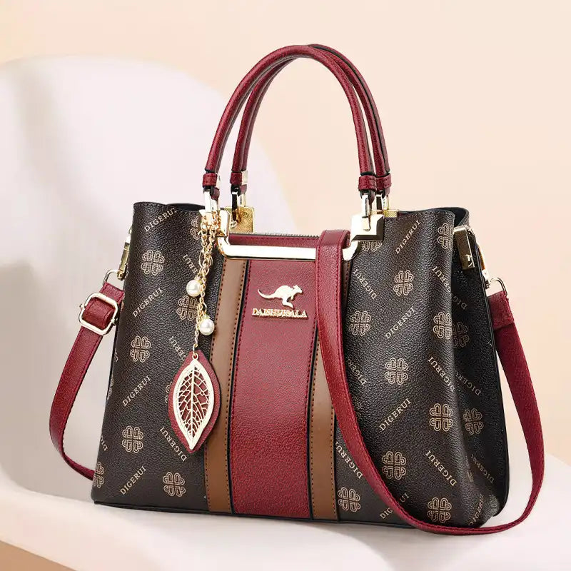 Luxury 2025 Monogram Tote Bag Women Spacious Shoulder Bag