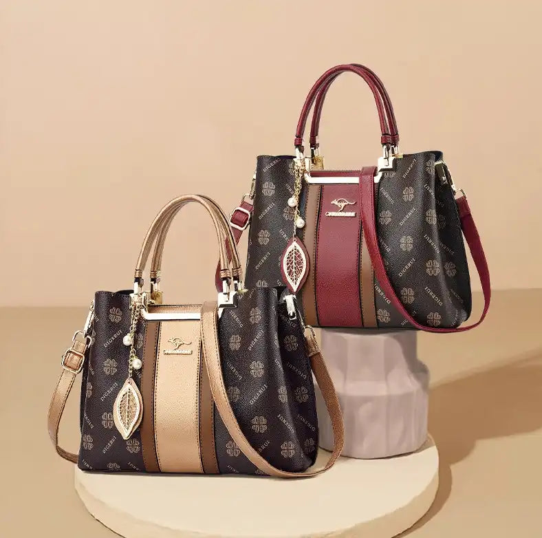 Luxury 2025 Monogram Tote Bag Women Spacious Shoulder Bag