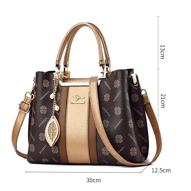 Luxury 2025 Monogram Tote Bag Women Spacious Shoulder Bag