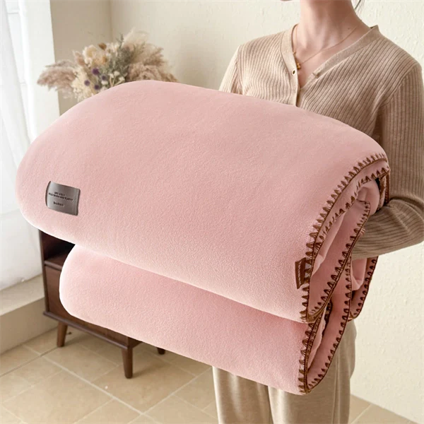 Luxury Alpaca Fleece Throw Blanket – Ultra-Soft Thick Winter Blanket for Bed, Sofa & Office Nap