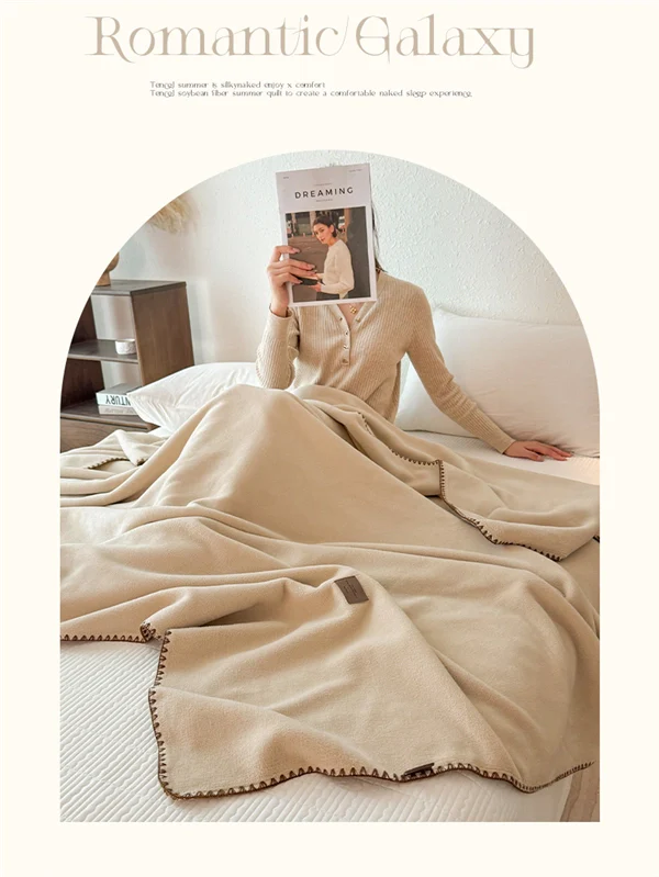 Luxury Alpaca Fleece Throw Blanket – Ultra-Soft Thick Winter Blanket for Bed, Sofa & Office Nap