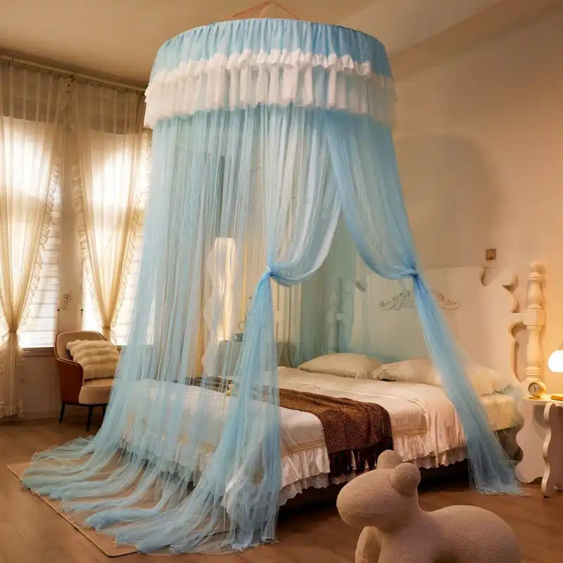 Luxury Lace Dome Mosquito Net Canopy Top Hook Design