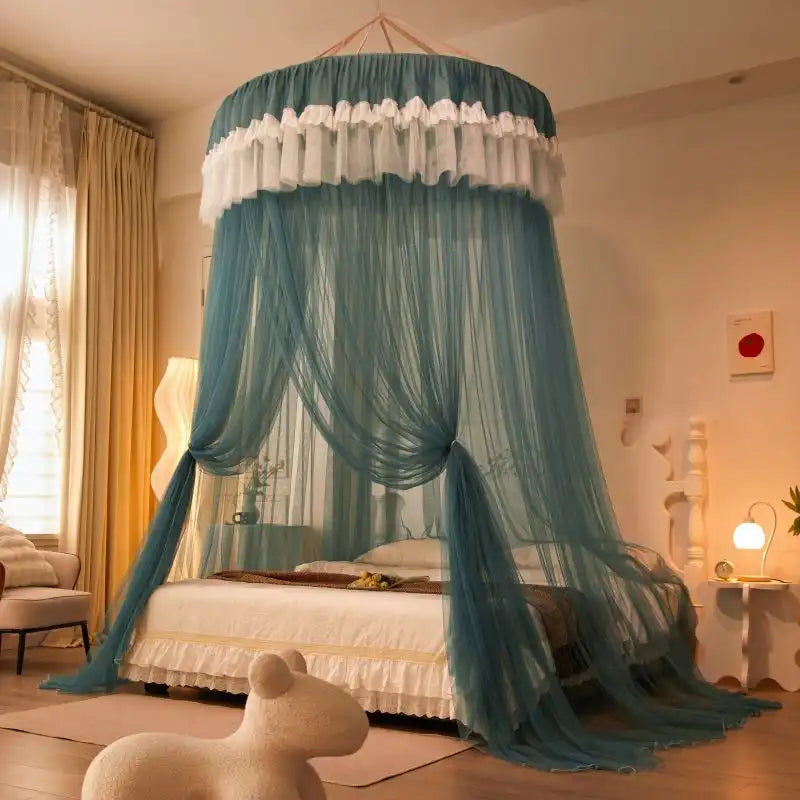 Luxury Lace Dome Mosquito Net Canopy Top Hook Design