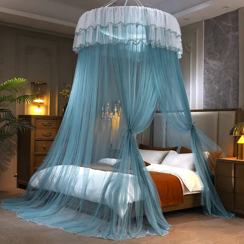 Luxury Lace Dome Mosquito Net Canopy Top Hook Design