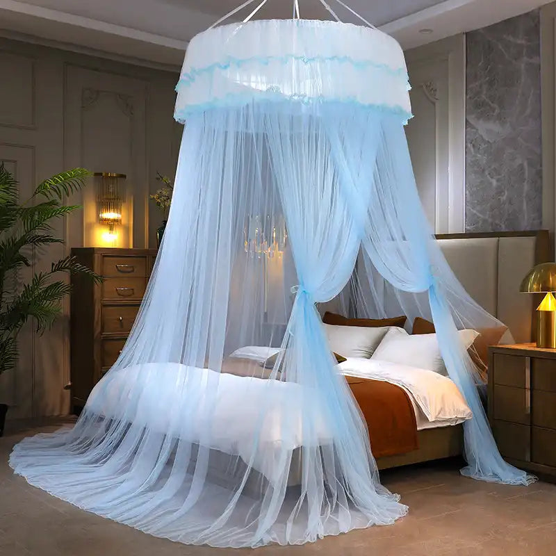 Luxury Lace Dome Mosquito Net Canopy Top Hook Design