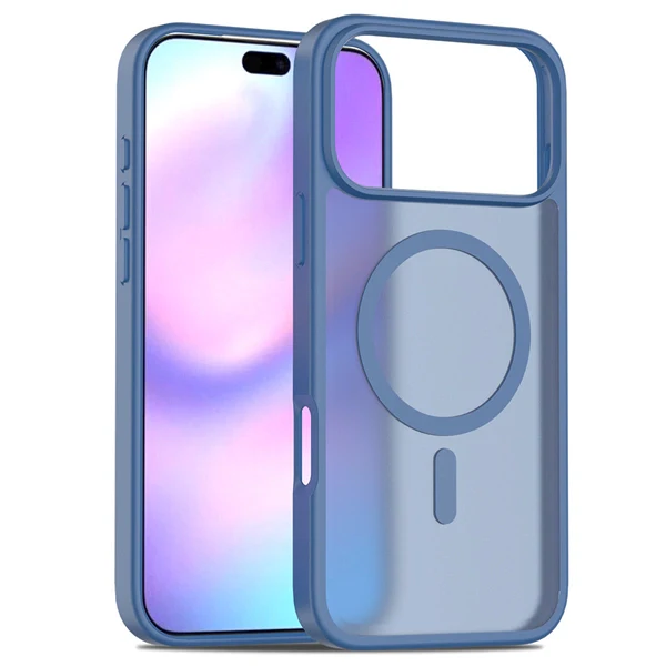 Magnetic Matte Case for iPhone 17 / 16 Pro Max – 2-in-1 Shockproof Hybrid Cover with Soft-Touch Finish