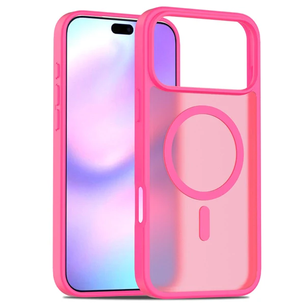 Magnetic Matte Case for iPhone 17 / 16 Pro Max – 2-in-1 Shockproof Hybrid Cover with Soft-Touch Finish