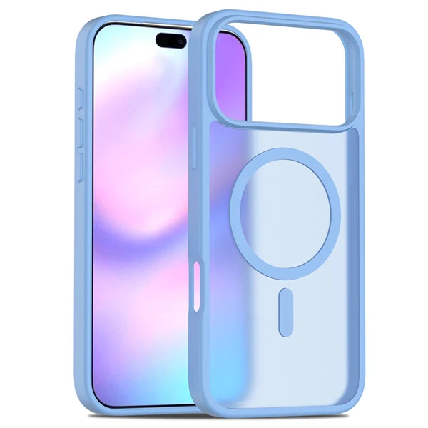 Magnetic Matte Case for iPhone 17 / 16 Pro Max – 2-in-1 Shockproof Hybrid Cover with Soft-Touch Finish