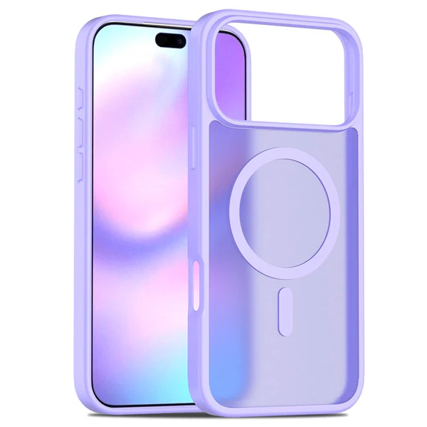 Magnetic Matte Case for iPhone 17 / 16 Pro Max – 2-in-1 Shockproof Hybrid Cover with Soft-Touch Finish