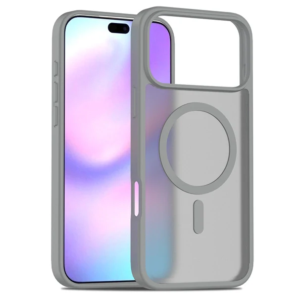 Magnetic Matte Case for iPhone 17 / 16 Pro Max – 2-in-1 Shockproof Hybrid Cover with Soft-Touch Finish