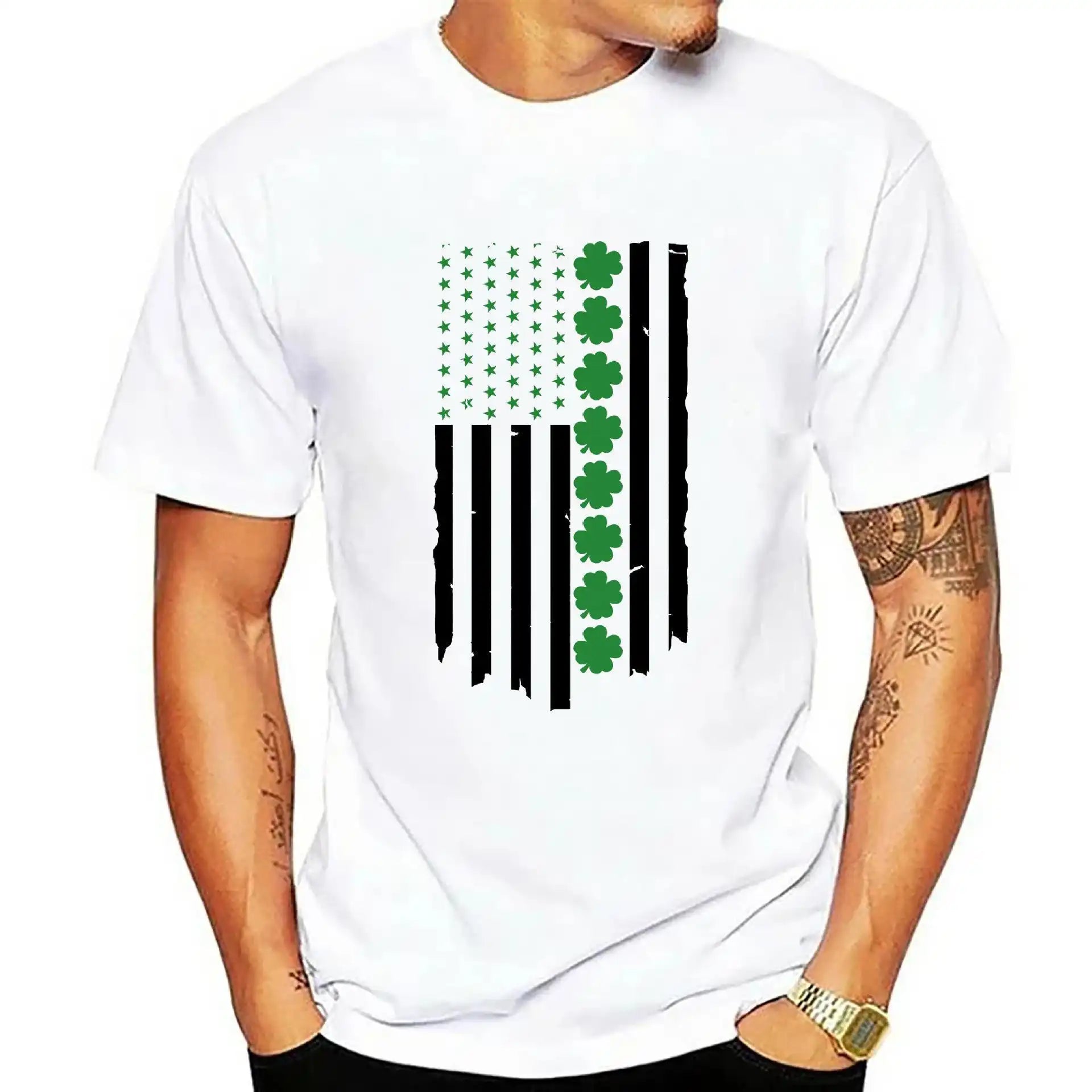 Men's 3D Patriotic T-Shirt - Lightweight Summer Streetwear