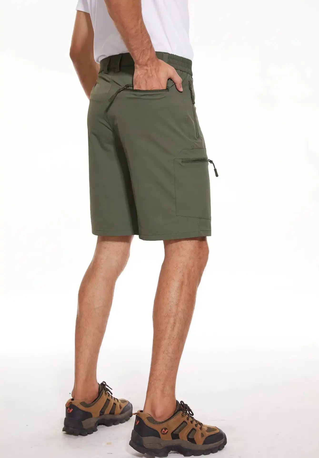 Men's Casual Multi-Pocket Quick-Dry Cargo Shorts
