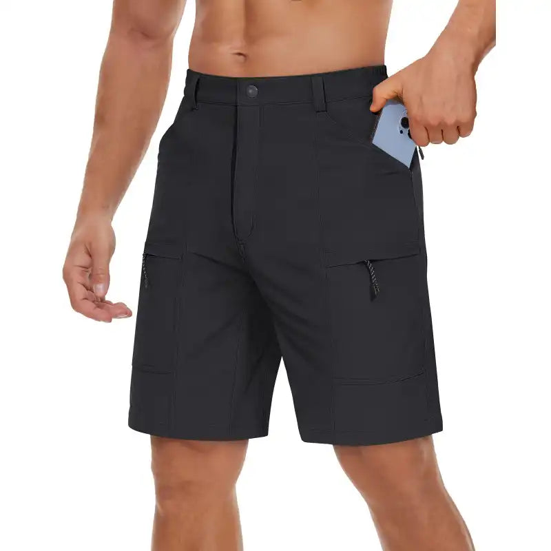 Men's Casual Multi-Pocket Quick-Dry Cargo Shorts