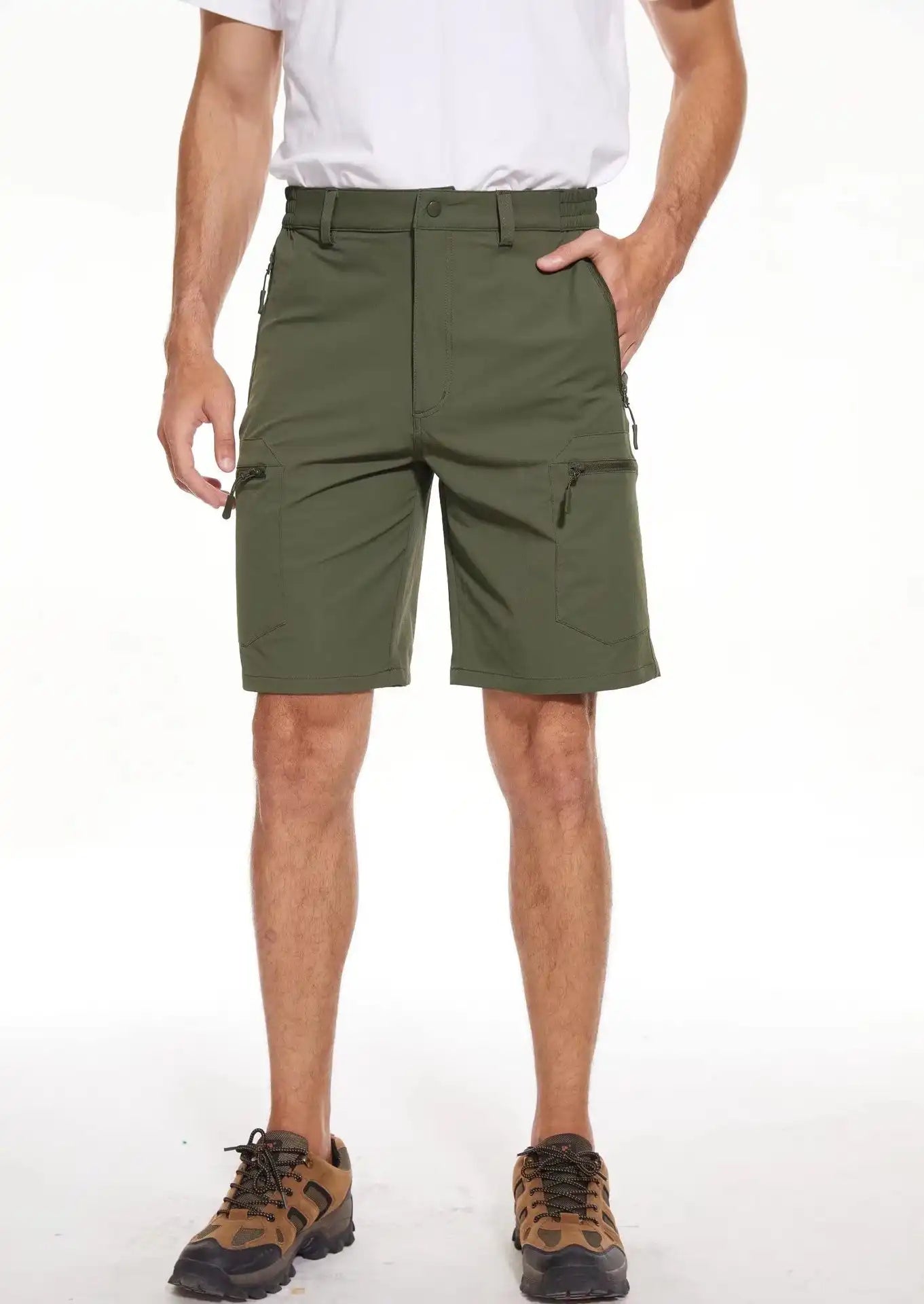 Men's Casual Multi-Pocket Quick-Dry Cargo Shorts