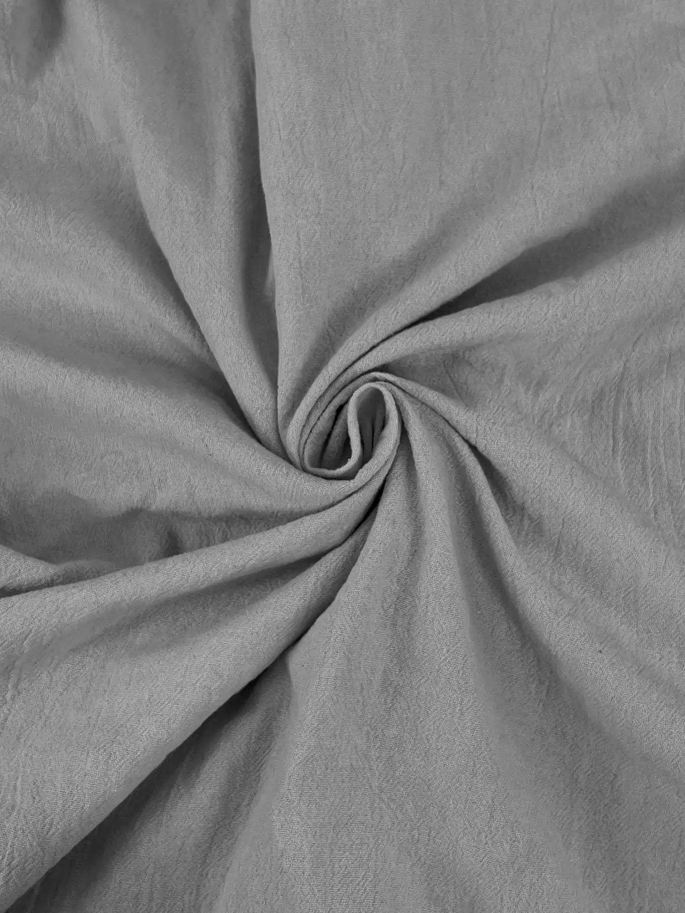 Men's Cotton-Linen Hooded Shirt - Button Front & Long Sleeve