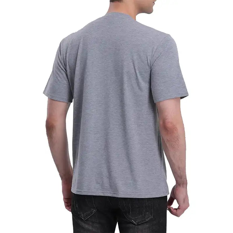 Men's Kangaroo Pocket Baby Carrier Shirt - V-Neck Bonding Tee