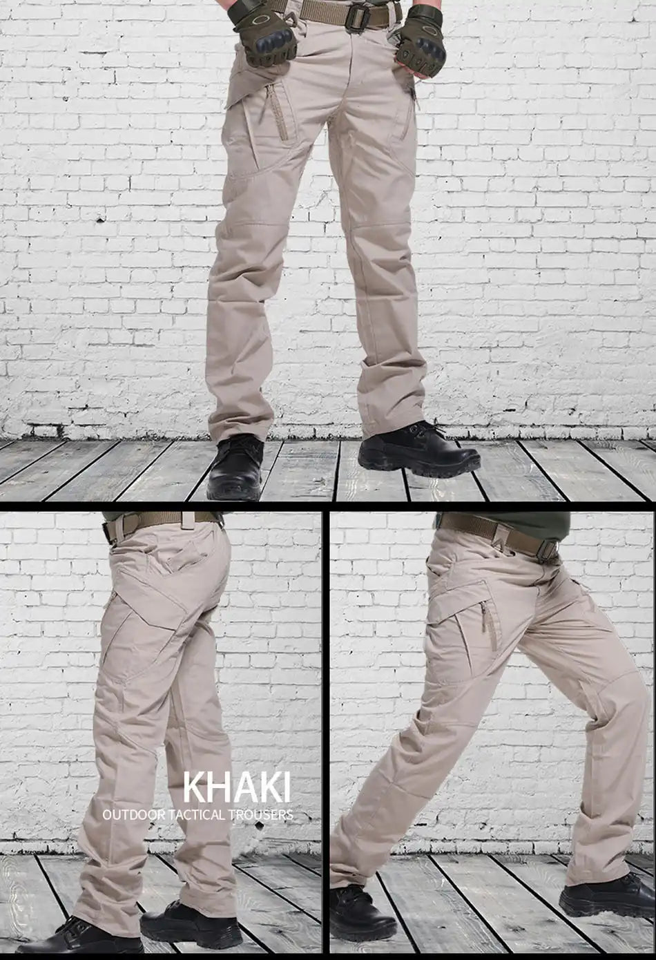 Men's Multi-Pocket Waterproof Tactical Pants