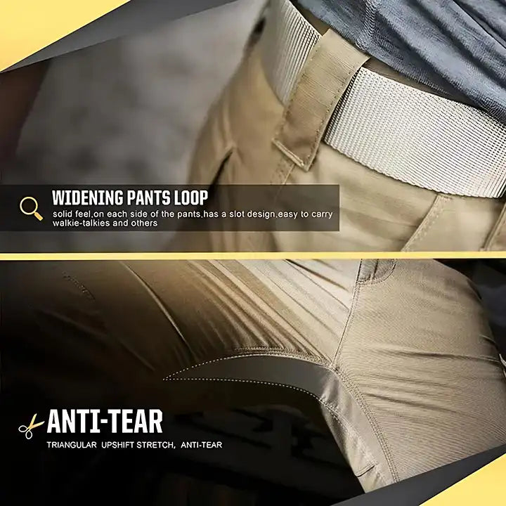 Men's Multi-Pocket Waterproof Tactical Pants