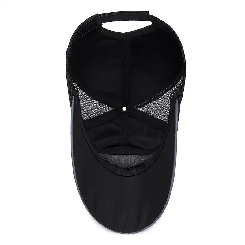 Men's Outdoor Baseball Cap with Wind Cord