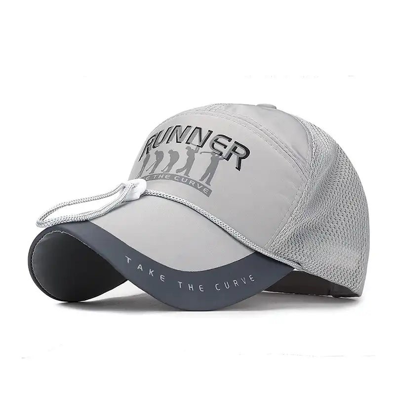 Men's Outdoor Baseball Cap with Wind Cord