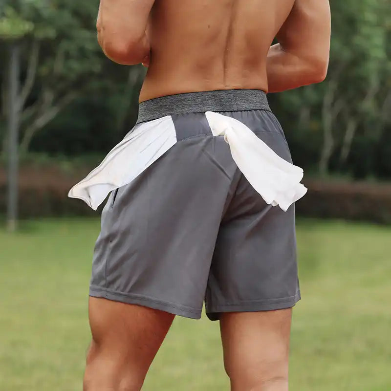 Men's Quick-Dry 4-Inch Running Shorts with Towel Loop