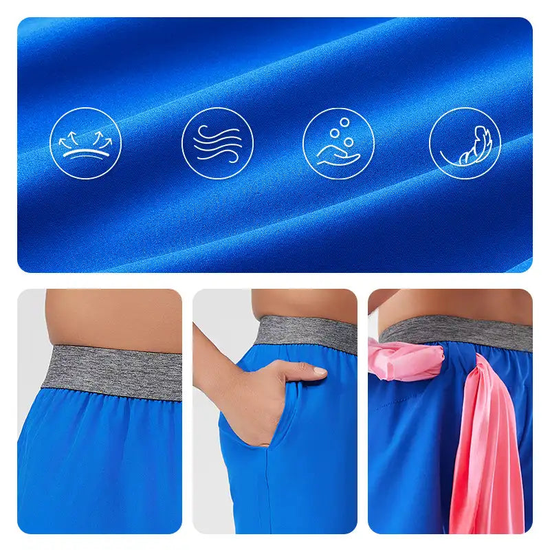 Men's Quick-Dry 4-Inch Running Shorts with Towel Loop