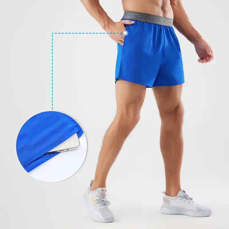 Men's Quick-Dry 4-Inch Running Shorts with Towel Loop