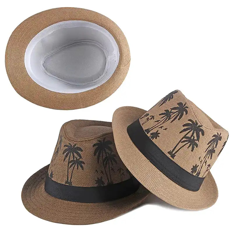 Men's Summer Classic Braided Beach Hat