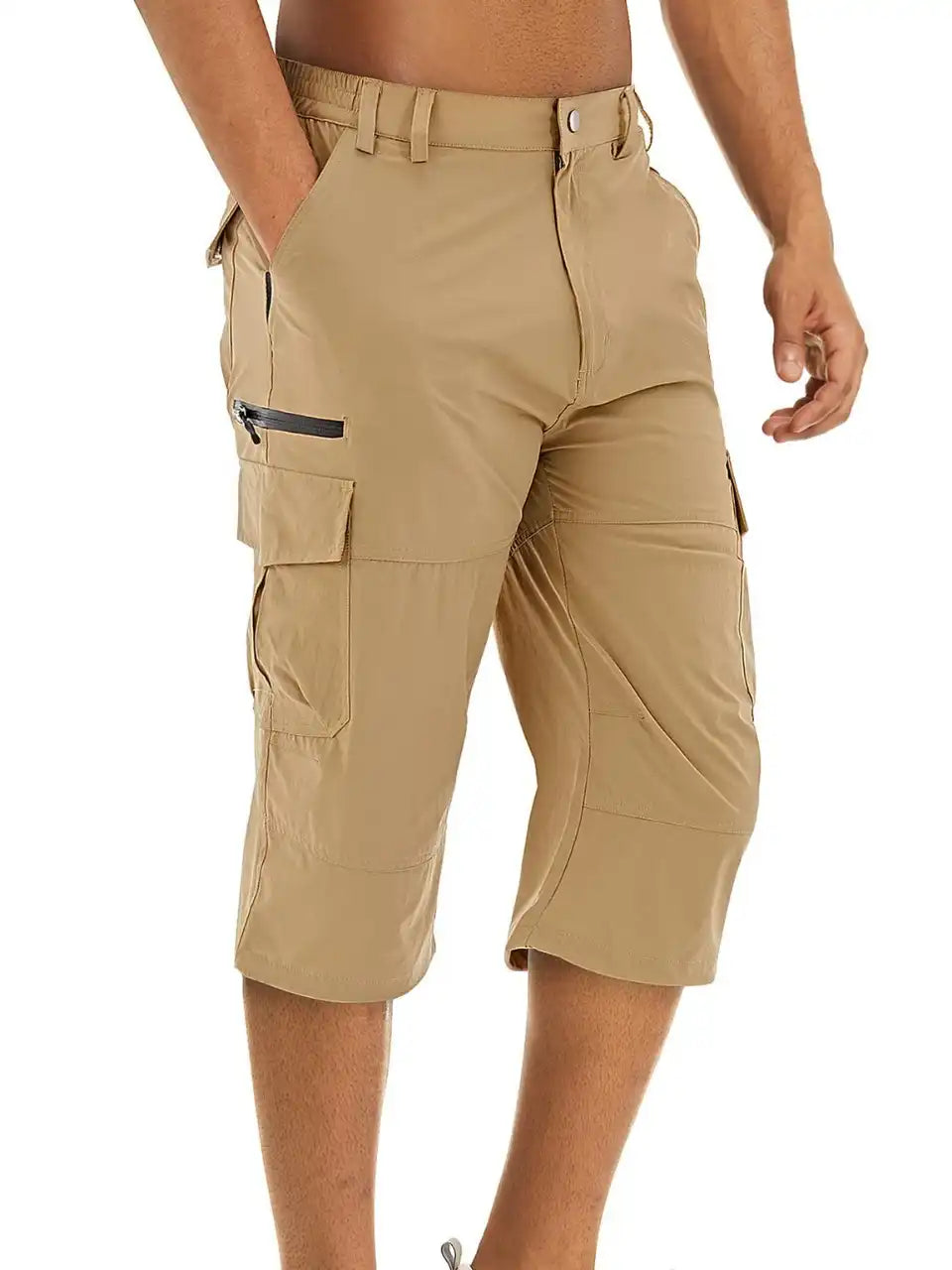 Men's Outdoor Hiking Quick Dry 3/4 Cargo Shorts