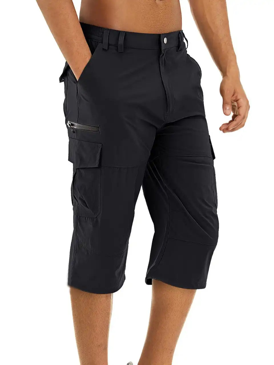 Men's Outdoor Hiking Quick Dry 3/4 Cargo Shorts