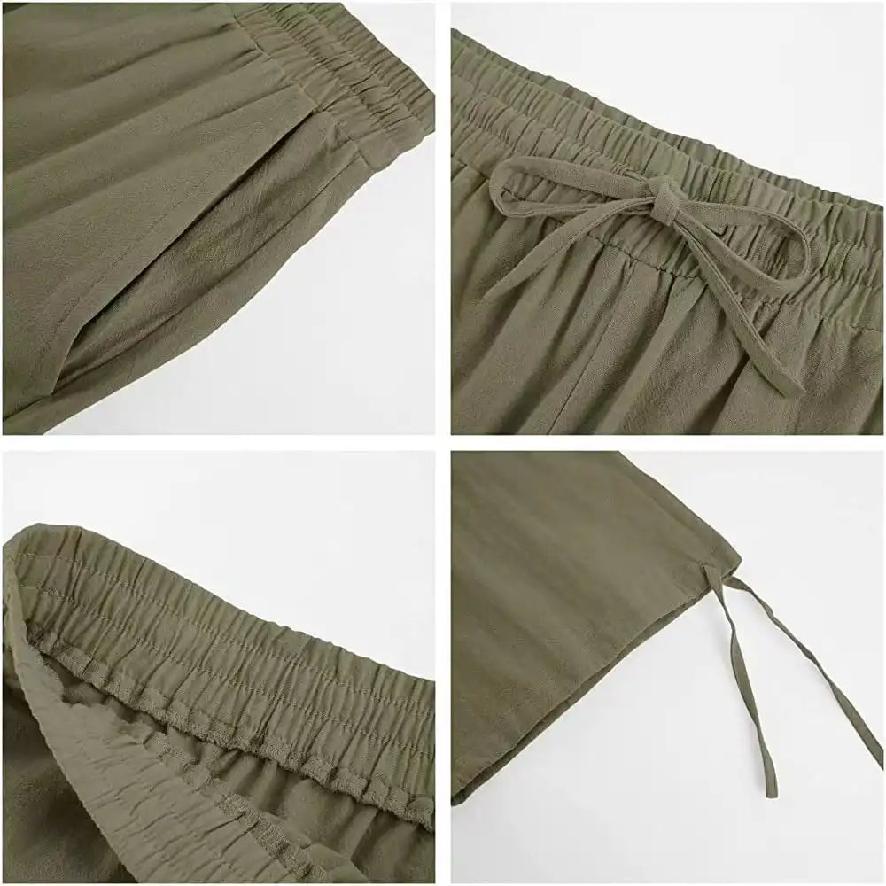 Men's Stretch-Fit Beach Pants - Lightweight & Adjustable